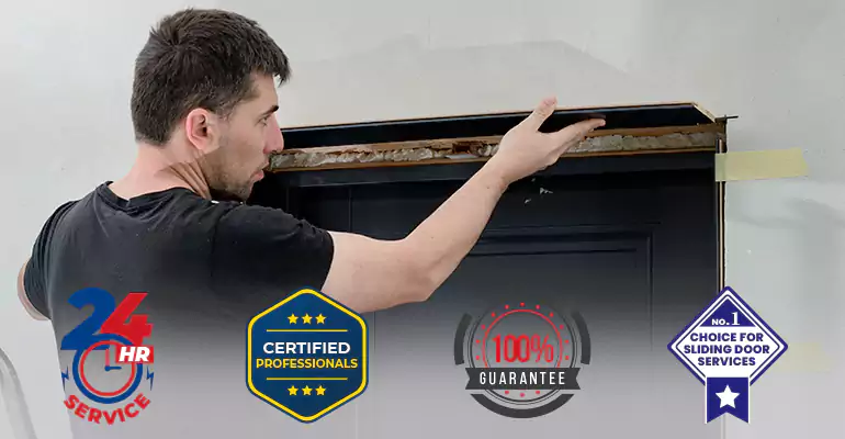 Wood Door Crack and Hole Repair in Dania Beach